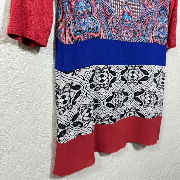 Anthropologie Akemi + Kin Gia Tunic Blouse Top XS Paisley Light Indie Gypsy Boho - Picture 7 of 16